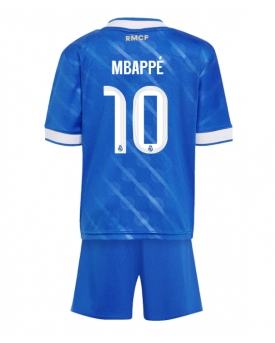 Billige Fotballdrakt Real Madrid Kylian Mbappe #10 Replika Tredjedraktsett Barn 2025-26 Kortermet (med bukser)